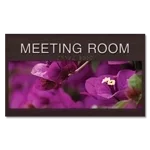 1-Line Meeting Room Sign w/Window