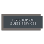 2-Line Common Room Sign (Extended Width)