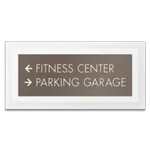 2-Line Directional Sign (Extended Width)