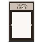2-Line Informational Sign w/ Insert Window