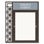 2-Line Informational Sign w/ Insert Window