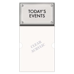 2-Line Informational Sign w/ Insert Window