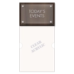 2-Line Informational Sign w/ Insert Window