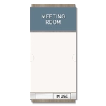 2-Line Meeting Room w/Insert Window & Sliding Panel