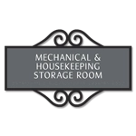 3-Line Common Room Sign