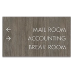 3-Line Directional Sign