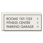 3-Line Directional Sign