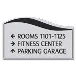 3-Line Directional Sign