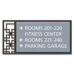 4-Line Directional Sign