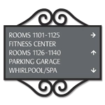 5-Line Directional Sign