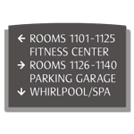 5-Line Directional Sign