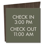 5-Line General Information Sign