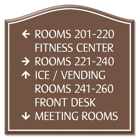 7-Line Directional Sign