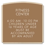 8-Line Common Room Sign