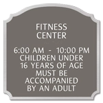 8-Line Common Room Sign