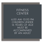 8-Line Common Room Sign