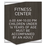 8-Line Common Room Sign