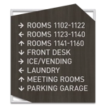 8-Line Directional Sign