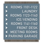 8-Line Directional Sign