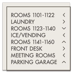 8-Line Directional Sign