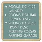 8-Line Directional Sign