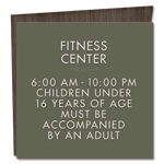 9-Line Common Room Sign