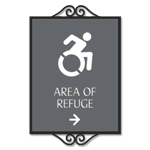 Accessible Direction Sign w/ Dynamic ISA
