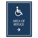 Accessible Direction Sign w/ ISA