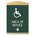 Accessible Direction Sign w/ ISA