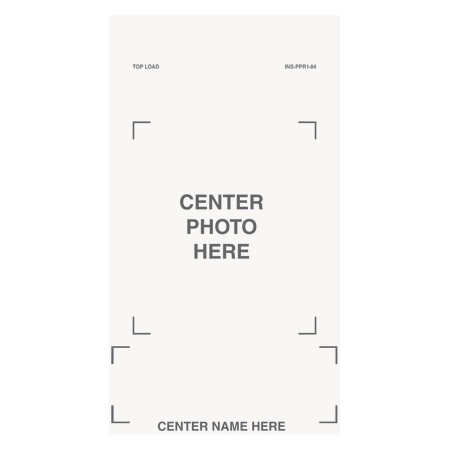 ALTC Additional Insert Cards/1 Picture Room Number sign (50/pk)