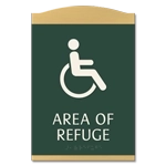 Area of Refuge Sign - ISA Symbol