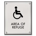 Area of Refuge Sign - ISA Symbol