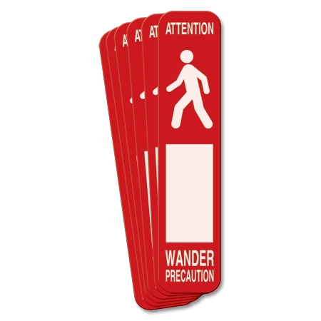Attention Wander Precaution - 6 Pack