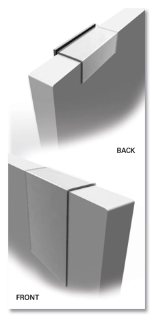 Cubicle Clip - Use with Sign Types HC1.3