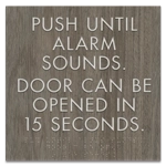 Delayed Egress Push/Pull Sign - CA Code