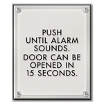 Delayed Egress Push/Pull Sign - CA Code