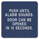 Delayed Egress Push/Pull Sign - CA Code