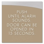 Delayed Egress Push/Pull Sign - CA Code