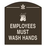 Employees Must Wash Hands