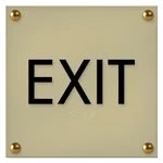 "Exit" Egress Sign - CA Compliant
