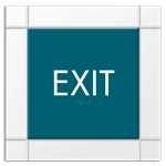"Exit" Egress Sign - CA Compliant