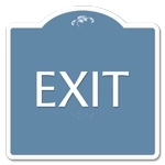 "Exit" Egress Sign - CA Compliant