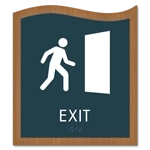 Exit Sign w/ Symbol