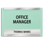 Manager on Duty Sign w/ Nameplate
