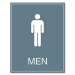 Men Sign w/ Male Symbol