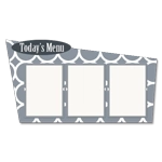 Menu Display w/3 Insert Holders