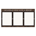 Message Display w/3 Insert Holders