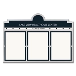 Message Display w/3 Insert Holders