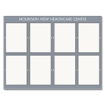 Message Display w/8 Insert Holders