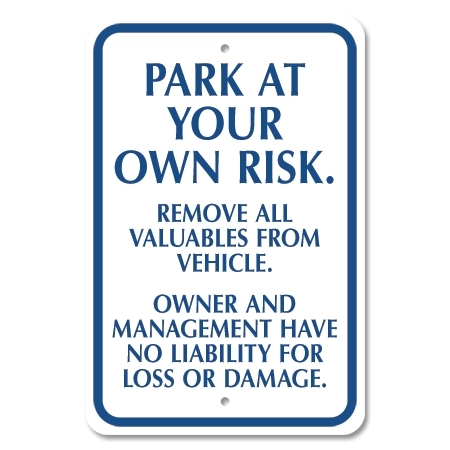 Park at Your Own Risk...